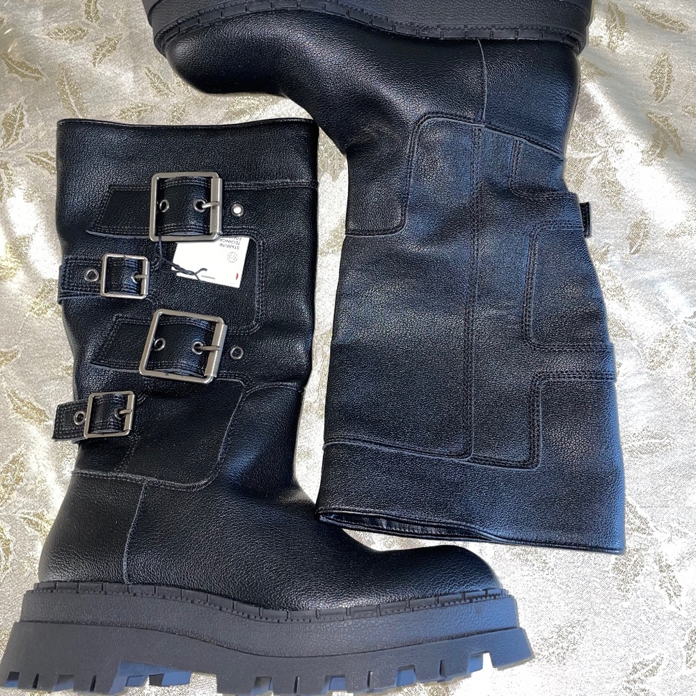 ZARA leather boots